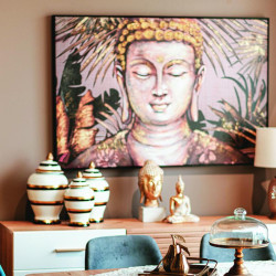 ΠΙΝΑΚΑΣ ΣΕ ΚΑΜΒΑ ΜΕ ΠΛΑΣΤΙΚΟ ΠΛΑΙΣΙΟ "Buddha" 122x5x82cm ΠΙΝΑΚΑΣ ΣΕ ΚΑΜΒΑ ΜΕ ΠΛΑΣΤΙΚΟ ΠΛΑΙΣΙΟ "Buddha" 122x5x82cm