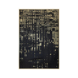 ΠΙΝΑΚΑΣ ΣΕ ΚΑΜΒΑ ΜΕ ΠΛΑΣΤΙΚΟ ΠΛΑΙΣΙΟ  FL247328 ΧΡΥΣΟ-ΜΑΥΡΟ 80x4x120εκ