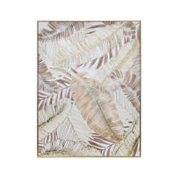 ΠΙΝΑΚΑΣ ΣΕ ΚΑΜΒΑ ΜΕ ΠΛΑΣΤΙΚΟ ΠΛΑΙΣΙΟ  FL247423 ΧΡΥΣΟ-ΛΕΥΚΟ 60x4x80εκ