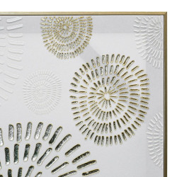 ΠΙΝΑΚΑΣ ΣΕ ΚΑΜΒΑ ΜΕ ΠΛΑΣΤΙΚΟ ΠΛΑΙΣΙΟ FL247442 ΧΡΥΣΟ-ΛΕΥΚΟ 60x3x60εκ ΠΙΝΑΚΑΣ ΣΕ ΚΑΜΒΑ ΜΕ ΠΛΑΣΤΙΚΟ ΠΛΑΙΣΙΟ FL247442 ΧΡΥΣΟ-ΛΕΥΚΟ 60x3x60εκ