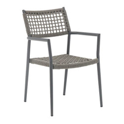 ΠΟΛΥΘΡΟΝΑ ΚΗΠΟΥ  Chiara ΓΚΡΙ ΧΡΩΜΑ 56x58x86εκ