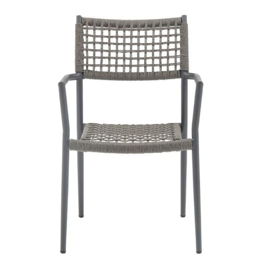 ΠΟΛΥΘΡΟΝΑ ΚΗΠΟΥ  Chiara ΓΚΡΙ ΧΡΩΜΑ 56x58x86εκ