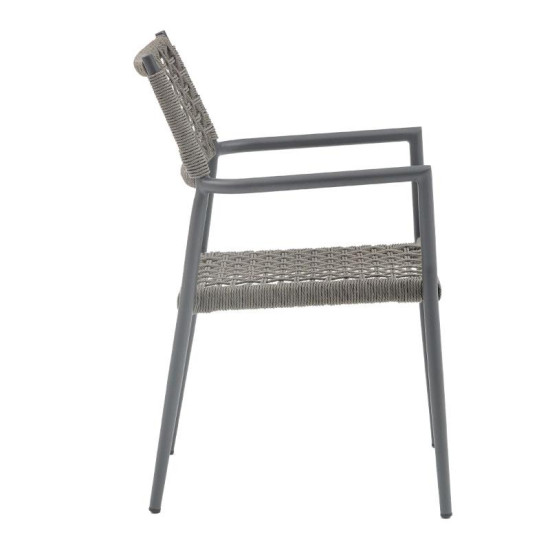 ΠΟΛΥΘΡΟΝΑ ΚΗΠΟΥ  Chiara ΓΚΡΙ ΧΡΩΜΑ 56x58x86εκ