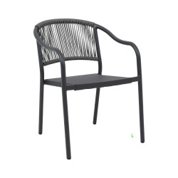 ΠΟΛΥΘΡΟΝΑ ΚΗΠΟΥ  DAKAR ΓΚΡΙ ΧΡΩΜΑ 57x63x80εκ