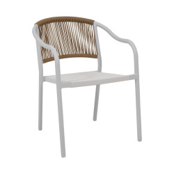 ΠΟΛΥΘΡΟΝΑ ΚΗΠΟΥ  DAKAR ΛΕΥΚΟ ΧΡΩΜΑ 57x63x80εκ