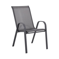 ΠΟΛΥΘΡΟΝΑ ΚΗΠΟΥ  FL5001 ΓΚΡΙ ΧΡΩΜΑ TEXTILENE ΓΚΡΙ ΣΚΕΛΕΤΟΣ 55x72x92εκ txt