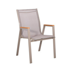 ΠΟΛΥΘΡΟΝΑ ΚΗΠΟΥ  FL5050 ΧΡΩΜΑ ΜΠΕΖ ΜΕ ΓΚΡΙ TEXTILENE  61x56x90εκ s.of