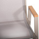 ΠΟΛΥΘΡΟΝΑ ΚΗΠΟΥ  FL5050 ΧΡΩΜΑ ΜΠΕΖ ΜΕ ΓΚΡΙ TEXTILENE  61x56x90εκ s.of