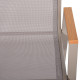 ΠΟΛΥΘΡΟΝΑ ΚΗΠΟΥ  FL5050 ΧΡΩΜΑ ΜΠΕΖ ΜΕ ΓΚΡΙ TEXTILENE  61x56x90εκ s.of