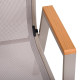ΠΟΛΥΘΡΟΝΑ ΚΗΠΟΥ  FL5050 ΧΡΩΜΑ ΜΠΕΖ ΜΕ ΓΚΡΙ TEXTILENE  61x56x90εκ