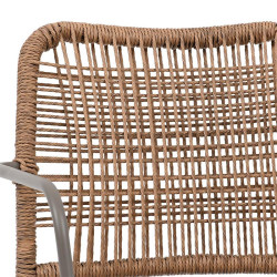 ΠΟΛΥΘΡΟΝΑ ΚΗΠΟΥ "Leana" ΚΑΦΕ ΧΡΩΜΑ 56x59x80εκ ΠΟΛΥΘΡΟΝΑ ΚΗΠΟΥ "Leana" ΚΑΦΕ ΧΡΩΜΑ 56x59x80εκ