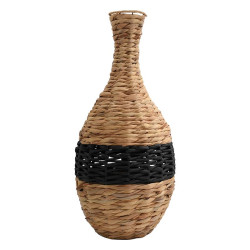 ΨΑΘΙΝΟ ΔΙΑΚΟΣΜΗΤΙΚΟ ΒΑΖΟ ΔΑΠΕΔΟΥ  Umeko ΦΥΣΙΚΟ-ΜΑΥΡΟ ΧΡΩΜΑ 26x60εκ