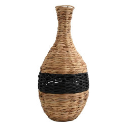 ΨΑΘΙΝΟ ΔΙΑΚΟΣΜΗΤΙΚΟ ΒΑΖΟ ΔΑΠΕΔΟΥ  Umeko ΦΥΣΙΚΟ-ΜΑΥΡΟ ΧΡΩΜΑ 31x66εκ