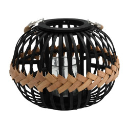 ΨΑΘΙΝΟ ΦΑΝΑΡΙ Umeko ΦΥΣΙΚΟ-ΜΑΥΡΟ ΧΡΩΜΑ 30x23εκ ΨΑΘΙΝΟ ΦΑΝΑΡΙ Umeko ΦΥΣΙΚΟ-ΜΑΥΡΟ ΧΡΩΜΑ 30x23εκ