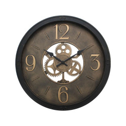 ΡΟΛΟΙ ΤΟΙΧΟΥ ΣΤΡΟΓΓΥΛΟ FL1936 ΜΑΥΡΟ-ΜΠΡΟΝΖΕ ΧΡΩΜΑ 60x60x5εκ ΡΟΛΟΙ ΤΟΙΧΟΥ ΣΤΡΟΓΓΥΛΟ FL1936 ΜΑΥΡΟ-ΜΠΡΟΝΖΕ ΧΡΩΜΑ 60x60x5εκ