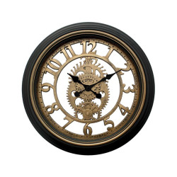 ΡΟΛΟΙ ΤΟΙΧΟΥ ΣΤΡΟΓΓΥΛΟ FL610 ΜΑΥΡΟ-ΧΡΥΣΟ ΧΡΩΜΑ 50x50x6εκ ΡΟΛΟΙ ΤΟΙΧΟΥ ΣΤΡΟΓΓΥΛΟ FL610 ΜΑΥΡΟ-ΧΡΥΣΟ ΧΡΩΜΑ 50x50x6εκ