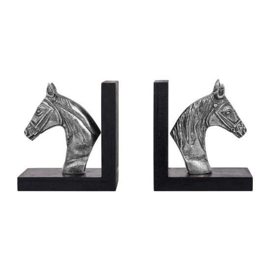 ΣΕΤ 2 ΒΙΒΛΙΟΣΤΑΤΕΣ ΜΕΤΑΛΛΙΚΟΙ "ΑΛΟΓΟ" FL76893 ΑΣΗΜΙ ΑΝΤΙΚΕ ΧΡΩΜΑ 25x10x15εκ ΣΕΤ 2 ΒΙΒΛΙΟΣΤΑΤΕΣ ΜΕΤΑΛΛΙΚΟΙ "ΑΛΟΓΟ" FL76893 ΑΣΗΜΙ ΑΝΤΙΚΕ ΧΡΩΜΑ 25x10x15εκ