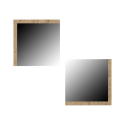 ΣΕΤ 2 ΚΑΘΡΕΦΤΕΣ ΤΟΙΧΟΥ  Charles SONOMA 60x60εκ