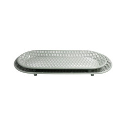 ΣΕΤ 2 ΜΕΤΑΛΛΙΚΟΙ ΔΙΣΚΟΙ  FL1128 MINT-ΛΕΥΚΟ ΧΡΩΜΑ 60x27x6εκ