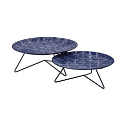 ΣΕΤ 2 ΜΕΤΑΛΛΙΚΟΙ ΔΙΣΚΟΙ ΜΠΛΕ ΧΡΩΜΑ 30,5x30,5x12εκ sls ΣΕΤ 2 ΜΕΤΑΛΛΙΚΟΙ ΔΙΣΚΟΙ ΜΠΛΕ ΧΡΩΜΑ 30,5x30,5x12εκ sls