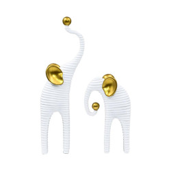 ΣΕΤ 2 ΤΕΜ ΕΠΙΤΡΑΠΕΖΙΑ ΔΙΑΚΟΣΜΗΤΙΚΗ ΦΙΓΟΥΡΑ "Elephant" FL7243 ΛΕΥΚΟ-ΧΡΥΣΟ ΧΡΩΜΑ 17x7x30εκ ΣΕΤ 2 ΤΕΜ ΕΠΙΤΡΑΠΕΖΙΑ ΔΙΑΚΟΣΜΗΤΙΚΗ ΦΙΓΟΥΡΑ "Elephant" FL7243 ΛΕΥΚΟ-ΧΡΥΣΟ ΧΡΩΜΑ 17x7x30εκ