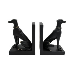 ΣΕΤ 2 ΤΕΜΑΧΙΑ ΒΙΒΛΙΟΣΤΑΤΕΣ "Dog" ΜΑΥΡΟ ΧΡΩΜΑ 19x10x14εκ ΣΕΤ 2 ΤΕΜΑΧΙΑ ΒΙΒΛΙΟΣΤΑΤΕΣ "Dog" ΜΑΥΡΟ ΧΡΩΜΑ 19x10x14εκ