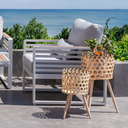 ΣΕΤ 3 ΨΑΘΙΝΑ ΚΑΣΠΩ  ΦΥΣΙΚΟ ΧΡΩΜΑ 20x20x34εκ+25x25x43εκ+29x29x57εκ