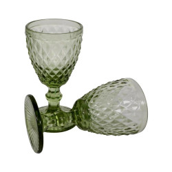 ΣΕΤ 6 ΓΥΑΛΙΝΑ ΠΟΤΗΡΙΑ ΚΡΑΣΙΟΥ  ΠΡΑΣΙΝΑ