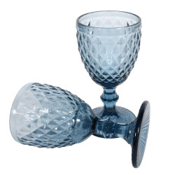 ΣΕΤ 6 ΓΥΑΛΙΝΑ ΠΟΤΗΡΙΑ ΚΡΑΣΙΟΥ  ΜΠΛΕ