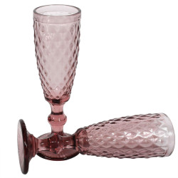 ΣΕΤ 6 ΓΥΑΛΙΝΑ ΠΟΤΗΡΙΑ ΣΑΜΠΑΝΙΑΣ  ΡΟΖ