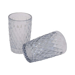 ΣΕΤ ΓΥΑΛΙΝΟ ΠΟΤΗΡΙ ΝΕΡΟΥ  6 ΤΜΧ Rhombus LUSTER IRIS ΣΕΤ ΓΥΑΛΙΝΟ ΠΟΤΗΡΙ ΝΕΡΟΥ  6 ΤΜΧ Rhombus LUSTER IRIS