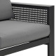 ΣΕΤ ΚΗΠΟΥ 4 ΤΕΜΑΧΙΩΝ  Alabama ΓΚΡΙ ΧΡΩΜΑ 140x86x74εκ