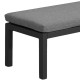 ΣΕΤ ΚΗΠΟΥ 4 ΤΕΜΑΧΙΩΝ  Iowa ΓΚΡΙ ΧΡΩΜΑ 220x165x75εκ