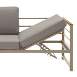 ΣΕΤ ΚΗΠΟΥ 5 ΤΕΜΑΧΙΩΝ  Hampshire ΜΠΕΖ ΧΡΩΜΑ 190x65x70εκ