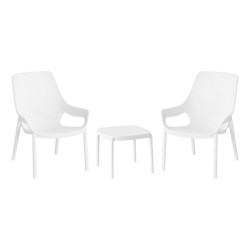 ΣΕΤ 2 ΚΑΡΕΚΛΕΣ ΚΗΠΟΥ ΚΑΙ ΤΡΑΠΕΖΑΚΙ  “Selavia” ΜΕ UV ΠΡΟΣΤΑΣΙΑ ΛΕΥΚΟ ΧΡΩΜΑ