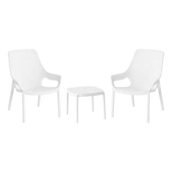 ΣΕΤ 2 ΚΑΡΕΚΛΕΣ ΚΗΠΟΥ ΚΑΙ ΤΡΑΠΕΖΑΚΙ  “Selavia” ΜΕ UV ΠΡΟΣΤΑΣΙΑ ΛΕΥΚΟ ΧΡΩΜΑ