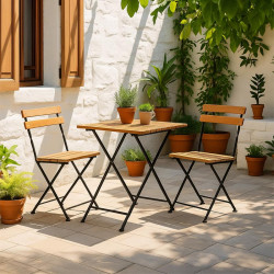 ΣΕΤ ΜΕΤΑΛΛΙΚΟ ΤΡΑΠΕΖΙ ΚΗΠΟΥ ΜΕ 2 ΚΑΡΕΚΛΕΣ Donta ΜΑΥΡΟ ΧΡΩΜΑ 54x55x71εκ ΣΕΤ ΜΕΤΑΛΛΙΚΟ ΤΡΑΠΕΖΙ ΚΗΠΟΥ ΜΕ 2 ΚΑΡΕΚΛΕΣ Donta ΜΑΥΡΟ ΧΡΩΜΑ 54x55x71εκ