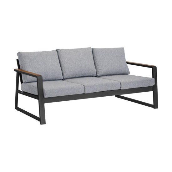 ΣΕΤ ΣΑΛΟΝΙ ΕΞΟΧΗΣ 5 ΤΕΜΑΧΙΩΝ  "Maya" ΣΚΟΥΡΟ ΓΚΡΙ ΧΡΩΜΑ