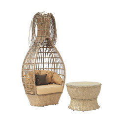 ΣΕΤ ΣΑΛΟΝΙ ΕΞΟΧΗΣ  "Cocktail" CAPPUCCINO ΧΡΩΜΑ