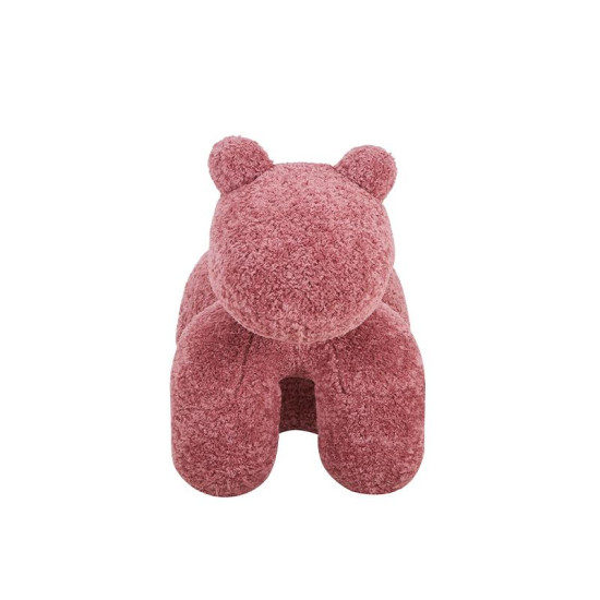 ΣΚΑΜΠΟ-ΠΟΥΦ  Teddy ΡΟΖ ΧΡΩΜΑ 55x110x83εκ