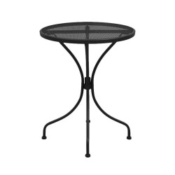 ΣΤΡΟΓΓΥΛΟ ΜΕΤΑΛΛΙΚΟ ΤΡΑΠΕΖΙ ΕΞΟΧΗΣ  003 ΓΚΡΙ ΧΡΩΜΑ 60x73εκ