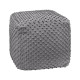 ΤΕΤΡΑΓΩΝΟ ΠΟΥΦ  FL481 ΓΚΡΙ ΧΡΩΜΑ 45x45x45εκ
