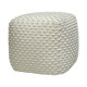 ΤΕΤΡΑΓΩΝΟ ΠΟΥΦ  FL481 IVORY ΧΡΩΜΑ 45x45x45εκ