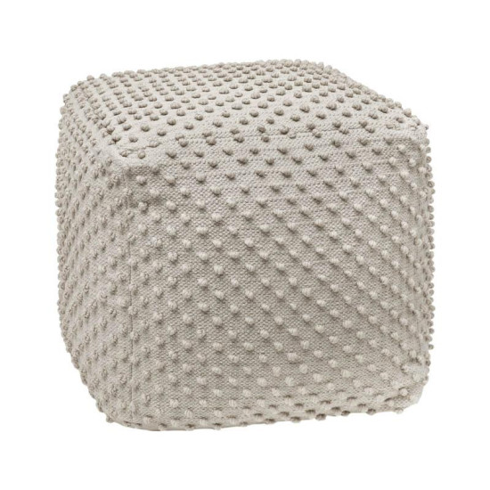 ΤΕΤΡΑΓΩΝΟ ΠΟΥΦ  FL481 ΜΠΕΖ ΧΡΩΜΑ 45x45x45εκ