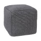 ΤΕΤΡΑΓΩΝΟ ΠΟΥΦ  FL822 ΓΚΡΙ ΧΡΩΜΑ 45x45x45εκ