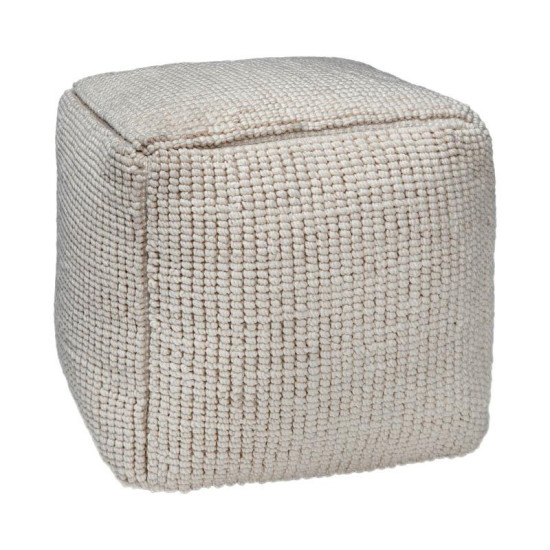 ΤΕΤΡΑΓΩΝΟ ΠΟΥΦ  FL822 ΜΠΕΖ ΧΡΩΜΑ 45x45x45εκ