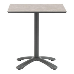 ΤΕΤΡΑΓΩΝΟ ΤΡΑΠΕΖΙ HPL ΚΗΠΟΥ  Zeno ΓΚΡI ΧΡΩΜΑ 70x70x72εκ