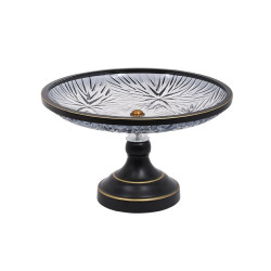 ΤΟΥΡΤΙΕΡΑ ΜΕ ΒΑΣΗ  ΓΚΡΙ ΧΡΩΜΑ 31x21εκ.