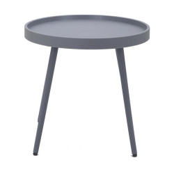 ΤΡΑΠΕΖΑΚΙ ΚΗΠΟΥ  "Solin" ΑΠΟ ΠΟΛΥΠΡΟΠΥΛΕΝΙΟ (PP) ΓΚΡΙ ΧΡΩΜΑ 49x49x46εκ