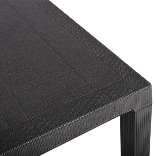 ΤΡΑΠΕΖΙ ΕΞΟΧΗΣ  Baltic ΚΑΦΕ ΧΡΩΜΑ 120x70x75εκ